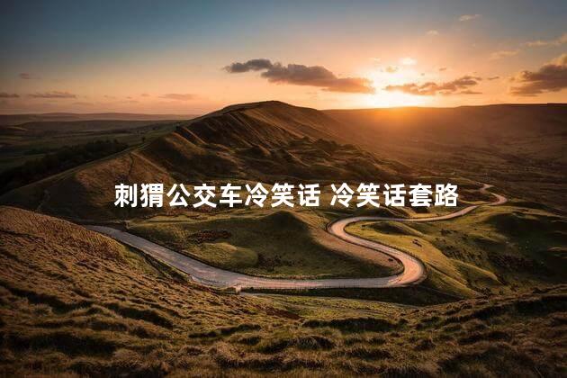 刺猬公交车冷笑话 冷笑话套路